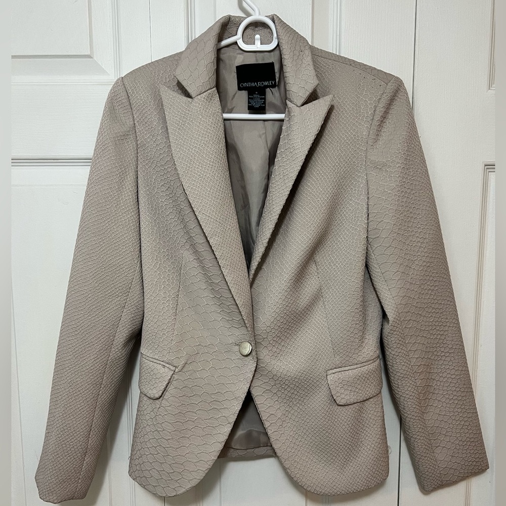 Cynthia Rowley Blazer | Gray | Size Small